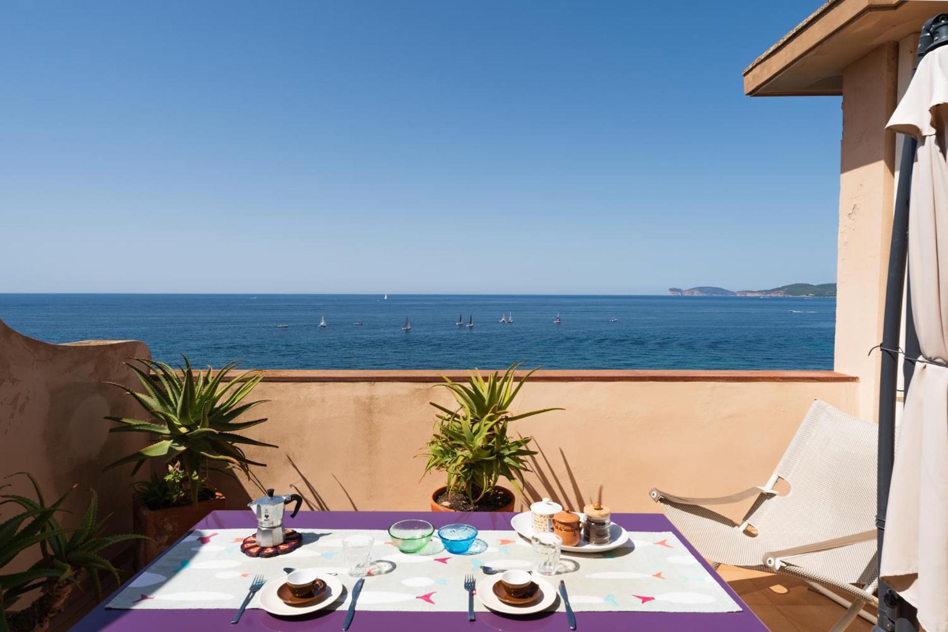 L'Attichetto Apartment Alghero Bagian luar foto